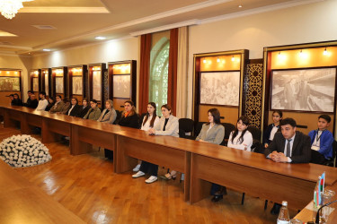 İsmayıllıda “Şəhərsalma və Memarlıq İli” çərçivəsində “18 aprel – Beynəlxalq Abidələr və Tarixi Yerlər Günü” münasibətilə İsmayıllı rayon Uşaq Səfirləri Məclisinin nümayəndələri görüş keçirildi