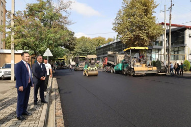 İsmayıllıda yol infrastrukturu yenilənir