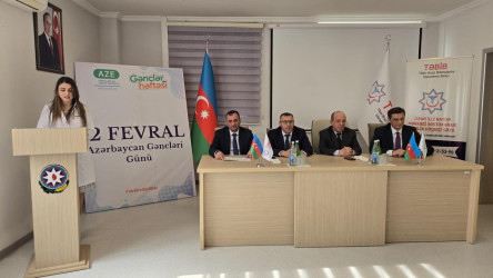 Gənclər günü münasibətilə İsmayıllıda səhiyyə sahəsində çalışan gənclərlə görüş keçirilib