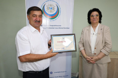 22 İyul - Milli Mətbuat Günü münasibətilə Mərkəzin ekspert qrupunun üzvləri, mətbuat nümayəndələri, blogerlər  və ictimaiyyət nümayəndələri ilə görüş keçirib