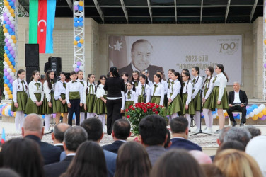 İsmayıllıda Ulu Öndər Heydər Əliyevin anadan olmasının 100 illiyinə həsr olunmuş konsert proqramı təşkil edilib