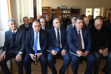 Vətəndaşlarla növbəti səyyar qəbul Cülyan kəndində keçirilib