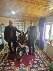 Şəhid ailələri ziyarət olunub