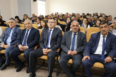 İsmayıllı rayonunun Basqal qəsəbəsində Ulu Öndər Heydər Əliyevin anadan olmasının 102 illiyinə həsr edilmiş tədbir keçirilib