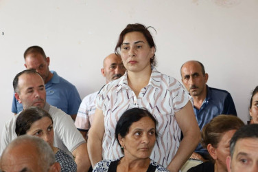 Vətəndaşlarla növbəti səyyar qəbul Xəlilli kəndində keçirilib