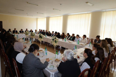 İsmayıllı şəhər Eldar Məmmədov adına 3 saylı məktəb-liseydə növbəti görüş keçirilib