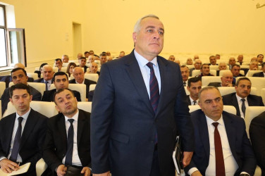 Bu gün İsmayıllı rayonunda kənd təsərrüfatının inkişafına dair geniş tərkibli görüş keçirilmişdir