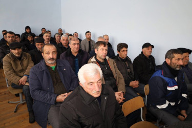 Vətəndaşlarla növbəti səyyar qəbul Talıstan kəndində keçirilib