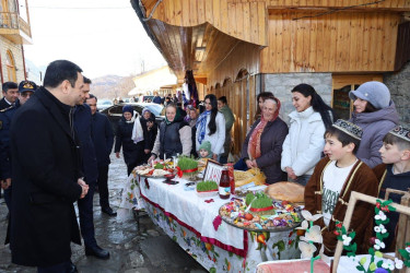 Lahıc qəsəbəsində Yel çərşənbəsi böyük coşquyla qeyd olunub