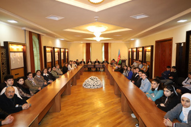 İsmayıllıda “Şəhərsalma və Memarlıq İli” çərçivəsində “18 aprel – Beynəlxalq Abidələr və Tarixi Yerlər Günü” münasibətilə İsmayıllı rayon Uşaq Səfirləri Məclisinin nümayəndələri görüş keçirildi