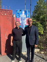 İsmayıllı rayonunda “Anım Günü” ilə əlaqədar olaraq şəhid ailələri ziyarət olunub