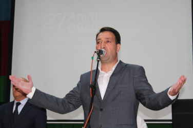 27 sentyabr-Anım Günü ilə əlaqədar  “Azaddır Vətənim” adlı tədbir keçirilib