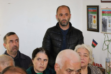 Vətəndaşlarla növbəti səyyar qəbul  rayonun Namazgah kəndində keçirilib