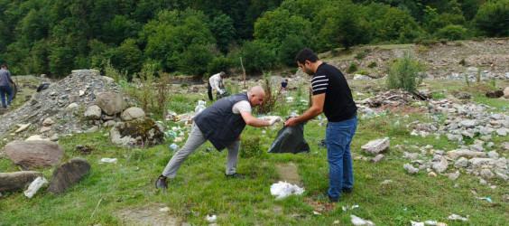 İsmayıllıda növbəti təmizlik aksiyası keçirilib