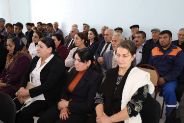 Vətəndaşlarla növbəti səyyar qəbul Qoşakənd kəndində keçirilib