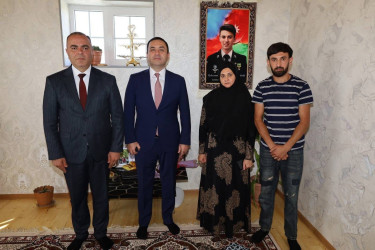 İsmayıllı rayonunda “Anım Günü” ilə əlaqədar olaraq şəhid ailələri ziyarət olunub
