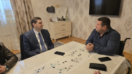 3 Dekabr – Beynəlxalq Əlillər Günü münasibətilə əlilliyi olan şəxslər ziyarət olunub