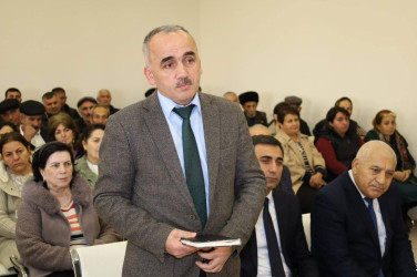 Vətəndaşlarla növbəti səyyar qəbul Gəraybəyli kəndində keçirilib