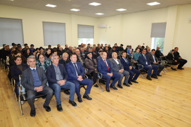 İsmayıllı rayonunun Sumağallı kəndində Ulu Öndər Heydər Əliyevin anadan olmasının 102 illiyinə həsr edilmiş tədbir keçirilib