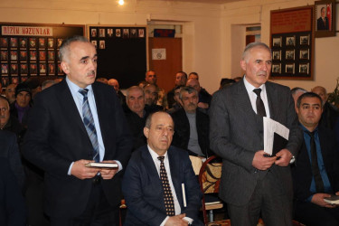 Vətəndaşlarla növbəti səyyar qəbul İstisu kəndində keçirilib