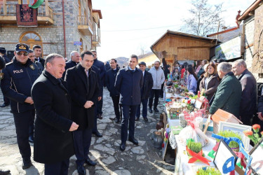 Lahıc qəsəbəsində Yel çərşənbəsi böyük coşquyla qeyd olunub