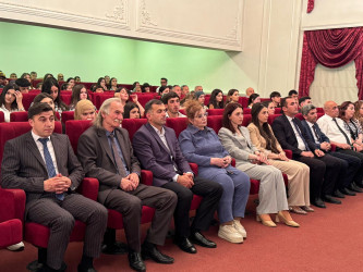 Üzeyir Hacıbəylinin anadan olmasının 140-cı ildönümünə həsr olunmuş "Üzeyir Ömrü " adlı tədbir keçirilib