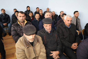 Vətəndaşlarla növbəti səyyar qəbul Talıstan kəndində keçirilib