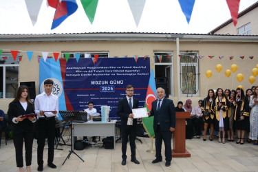 İsmayıllı Dövlət Humanitar və Texnologiya Kollecində təntənəli məzun günü keçirilib