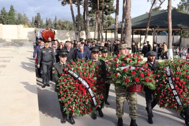 Şəhid polkovnik-leytenant Ruslan Tağıyevin xatirəsi yad edilib