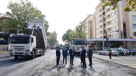 İsmayıllıda yol infrastrukturu yenilənir