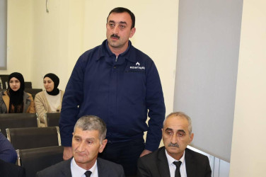 Vətəndaşlarla növbəti səyyar qəbul Sumağallı kəndində keçirilib