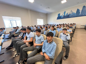 Məktəblilər və yeniyetmələrlə maarifləndirici görüş keçirilib