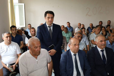 Vətəndaşlarla növbəti səyyar qəbul Xəlilli kəndində keçirilib