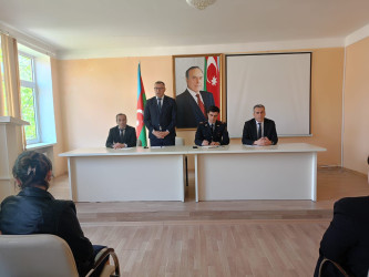 İsmayıllı şəhər 5 nömrəli tam orta ümumtəhsil məktəbində 8–10-cu sinif şagirdləri üçün zərərli vərdişlərlə mübarizəyə həsr olunmuş maarifləndirici görüş təşkil olundu