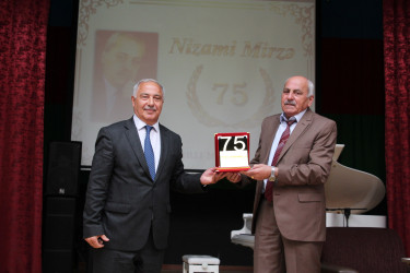 Tanınmış yazıçı-publisist Nizami Mirzənin yubileyi qeyd olunub