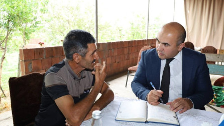 Vətəndaşlarla növbəti səyyar qəbul Bəhliyan kəndində keçirilib