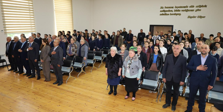 İsmayıllı rayonunun Lahıc qəsəbəsində Ulu Öndər Heydər Əliyevin anadan olmasının 102 illiyinə həsr edilmiş tədbir keçirilib
