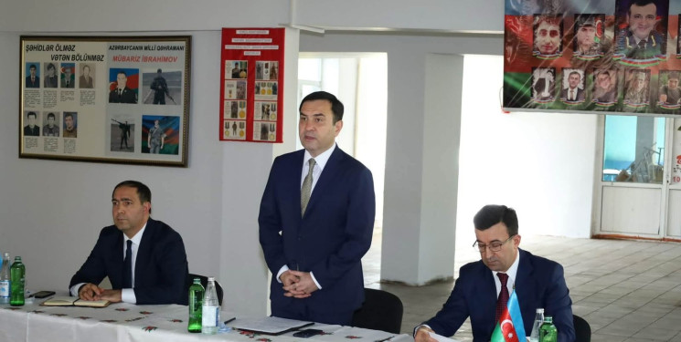 Vətəndaşlarla növbəti səyyar qəbul Topçu kəndində keçirildi