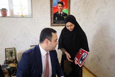 İsmayıllı rayonunda “Anım Günü” ilə əlaqədar olaraq şəhid ailələri ziyarət olunub