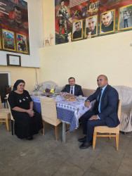 İsmayıllı rayonunda “Anım Günü” ilə əlaqədar olaraq şəhid ailələri ziyarət olunub