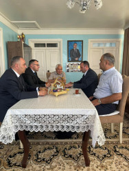 İsmayıllı rayonunda “Anım Günü” ilə əlaqədar olaraq şəhid ailələri ziyarət olunub
