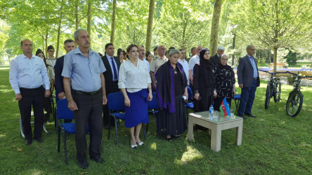 İsmayıllı rayon komandasının üzvlərinə Azərbaycan Respublikası Gənclər və İdman Nazirliyi tərəfindən verilmiş velosipedlərin təqdim olunma mərasimi keçirilib