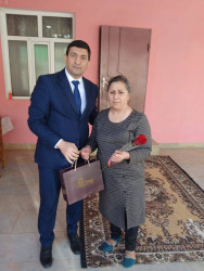 Şəhid ailələri ziyarət olunub