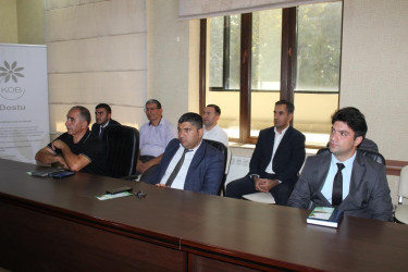 İsmayıllı rayonunda bağçılıq sahəsində mövcud imkanlar, çətinliklər və perspektivlər mövzusunda sahibkarlıq subyektləri ilə görüş keçirilib