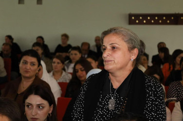 Vətəndaşlarla növbəti səyyar qəbul İsrayıl Həsənov adına 1 saylı tam orta məktəbdə keçirilib