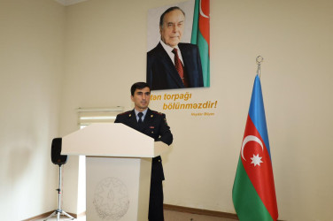 Erkən evliliklər və qohum evliliklərinin qarşısının alınması məqsədilə  maarifləndirici tədbir keçirilib