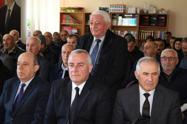 Vətəndaşlarla növbəti səyyar qəbul Cülyan kəndində keçirilib