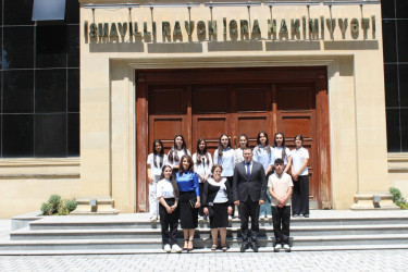 İsmayıllı rayonu üzrə Uşaq Səfirlər Məclisinin üzvləri ilə növbəti görüş keçirilib