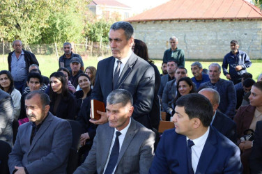 Vətəndaşlarla növbəti səyyar qəbul Zeyvə kəndində keçirilib