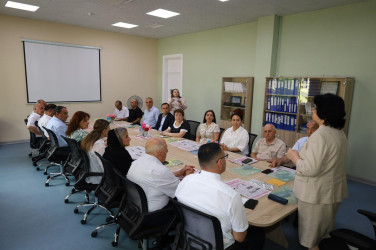 22 İyul - Milli Mətbuat Günü münasibətilə Mərkəzin ekspert qrupunun üzvləri, mətbuat nümayəndələri, blogerlər  və ictimaiyyət nümayəndələri ilə görüş keçirib